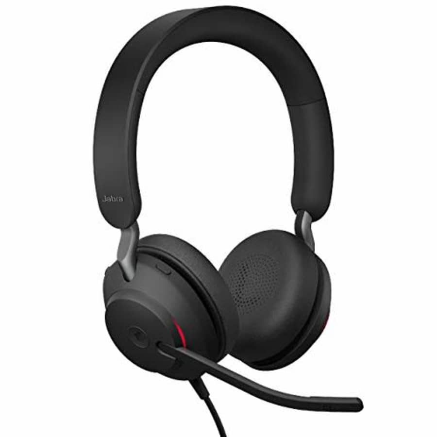 Jabra Evolve2 40 UC Wired Headphones, USB-C, Stereo, Black Telework Headset for Calls and Music, for $135