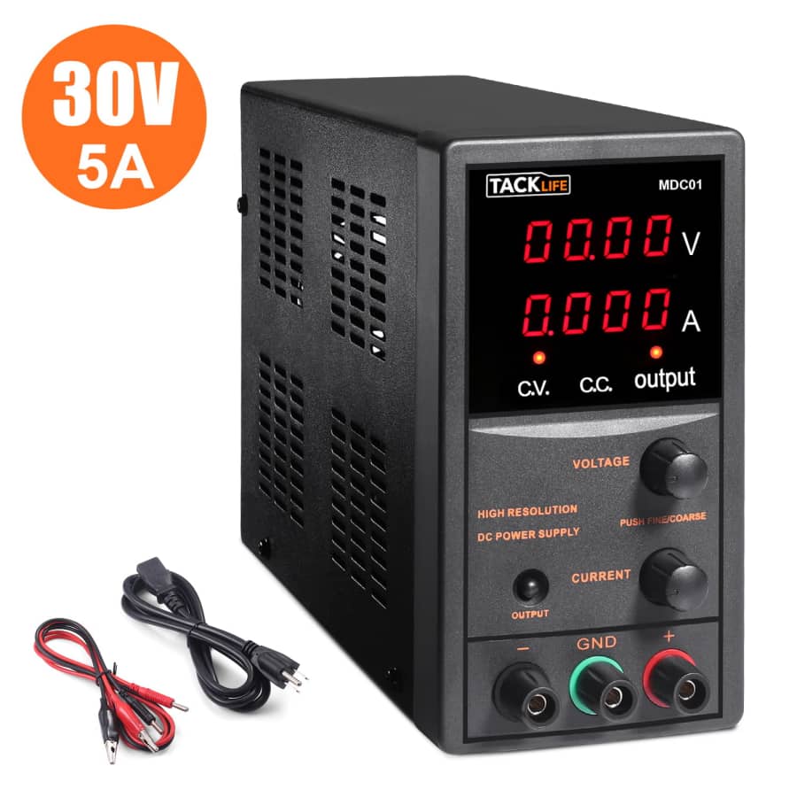 Tacklife Variable DC Power Supply for $33 Tacklife Variable DC Power Supply for $33