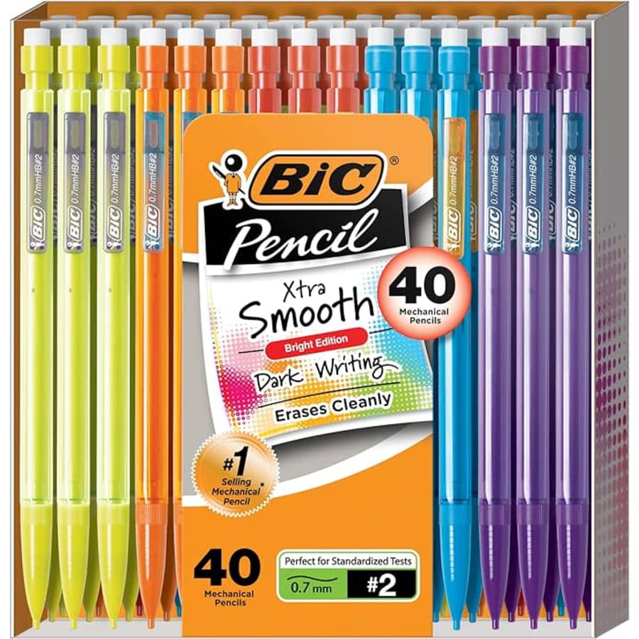 BIC Xtra-Smooth Mechanical Pencil 40-Pack: $6.15 w/ Subscribe & Save BIC Xtra-Smooth Mechanical Pencil 40-Pack: $6.15 w/ Subscribe & Save