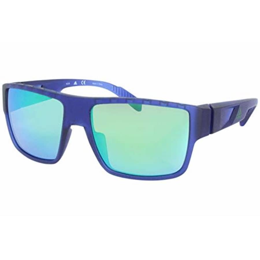Adidas SP0006 91Q Sunglasses Men's Matte Blue/Smoke Photochromatic Lenses 57mm for $73 Adidas SP0006 91Q Sunglasses Men's Matte Blue/Smoke Photochromatic Lenses 57mm for $73