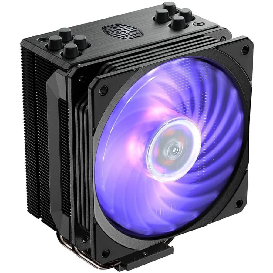 Cooler Master Hyper 212 Black Edition RGB CPU Air Cooler for $76