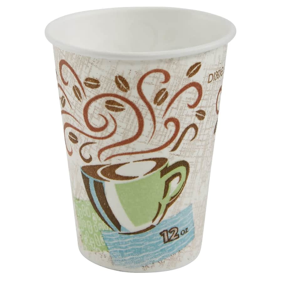 Dixie PerfecTouch 12-oz. Insulated Paper Cups 50-Pack for $5