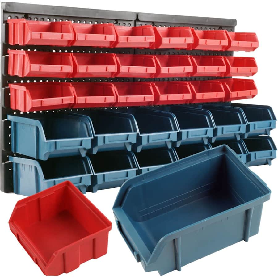 Stalwart Wall Mounted 30-Compartment Storage Drawer Organizer for $26 Stalwart Wall Mounted 30-Compartment Storage Drawer Organizer for $26