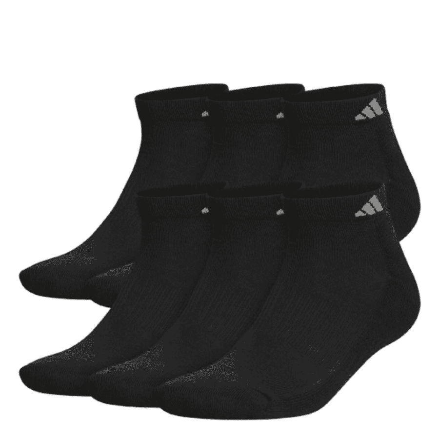 adidas Men's Athletic Cushioned Low-Cut Socks 6-Pack for $9 adidas Men's Athletic Cushioned Low-Cut Socks 6-Pack for $9