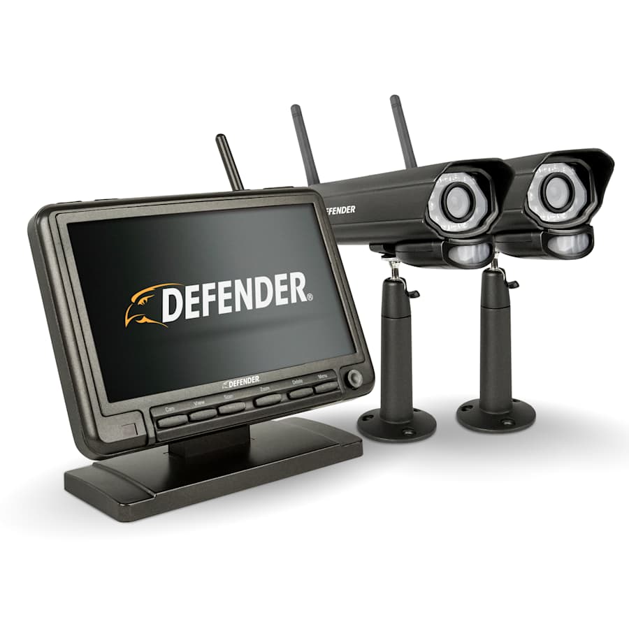 Defender 7" Monitor 2-Cam DVR Security System for $140 Defender 7" Monitor 2-Cam DVR Security System for $140