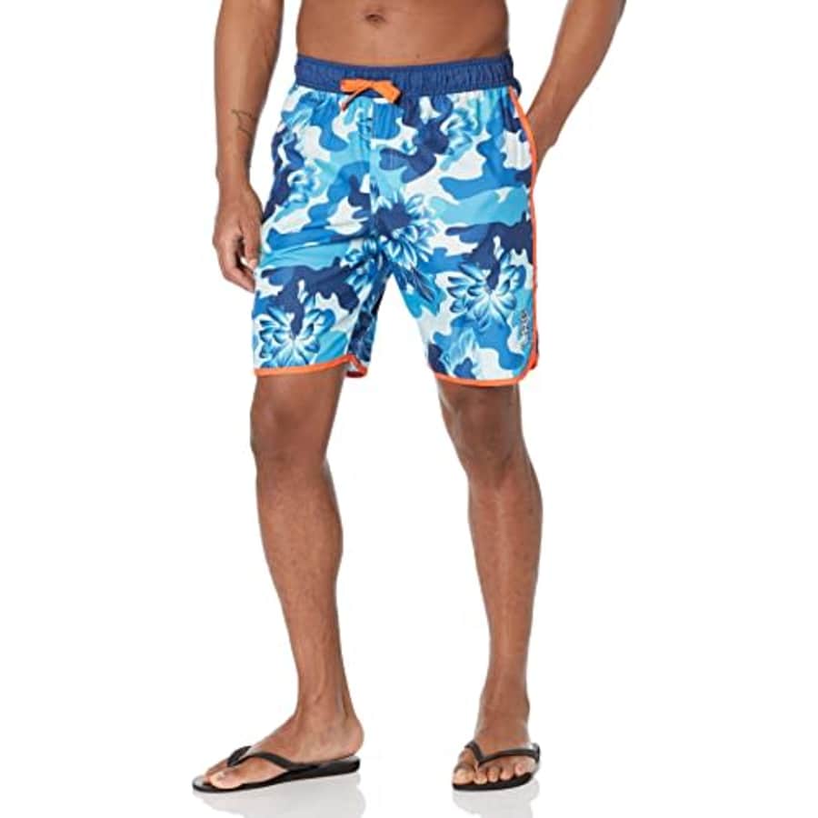 LRG Lifted Research Group Men's Fleece Sweat Shorts, Blue Camo, S for $15 LRG Lifted Research Group Men's Fleece Sweat Shorts, Blue Camo, S for $15
