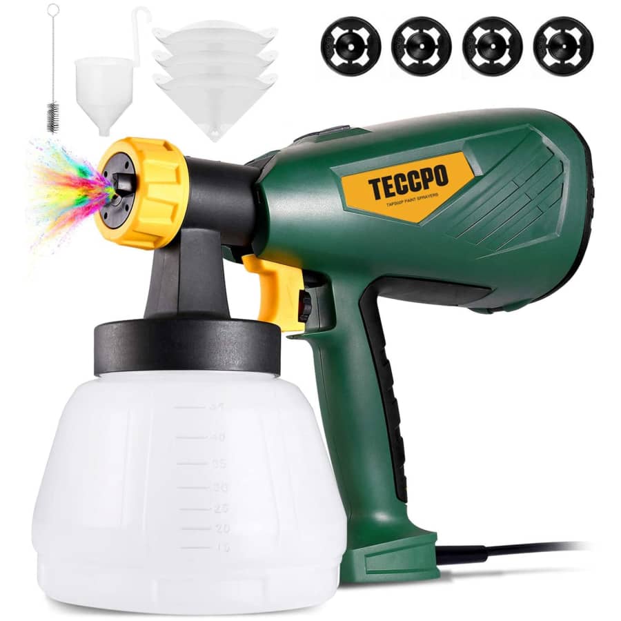Teccpo 500W Electric Paint Sprayer for $30
