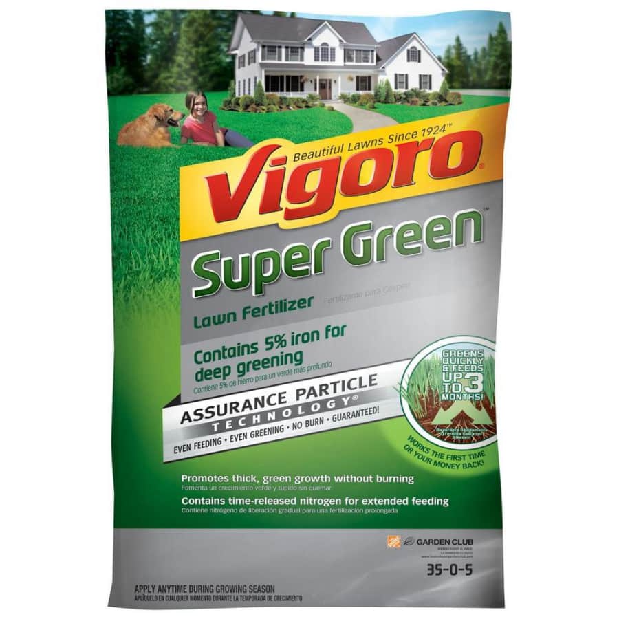 Vigoro Super Green 5,000-Sq. ft. Lawn Fertilizer for $13