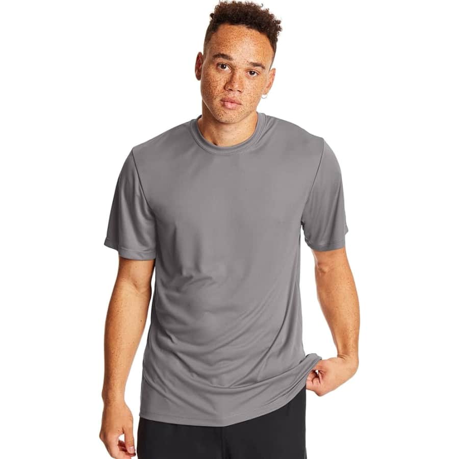 Hanes Men's Moisture-Wicking T-Shirt 2-Pack for $11 Hanes Men's Moisture-Wicking T-Shirt 2-Pack for $11