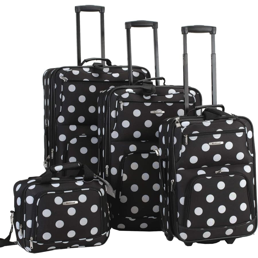 Rockland 4-Piece Softside Luggage Set for $96