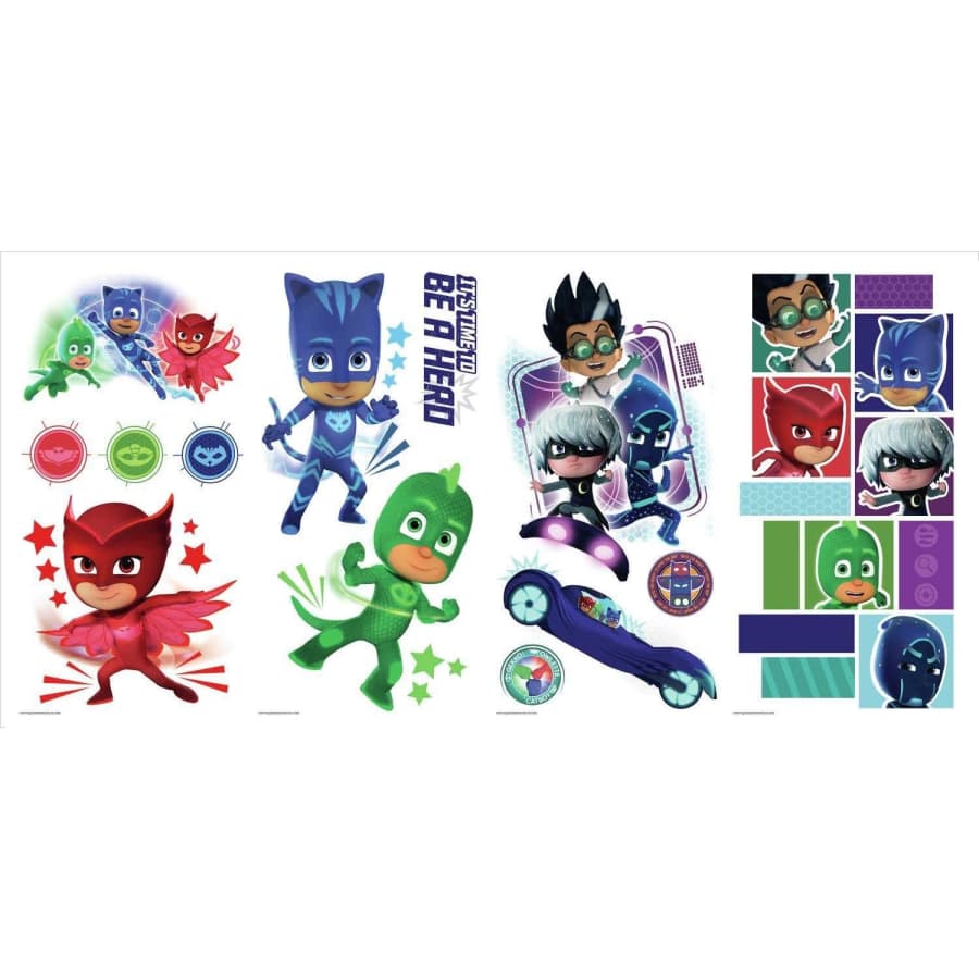 RoomMates PJ Masks Peel and Stick Wall Decals for $11
