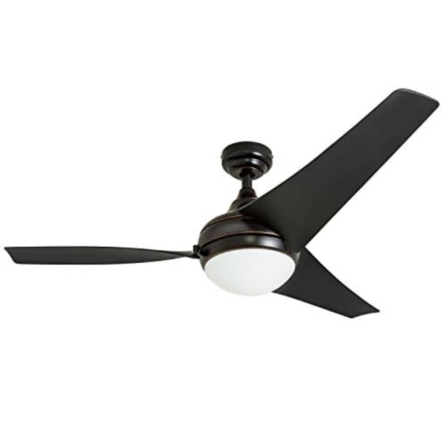 Honeywell Ceiling Fans 50514 Rio 52" Ceiling Fan with Integrated Light Kit, Oil Rubbed Bronze for $101