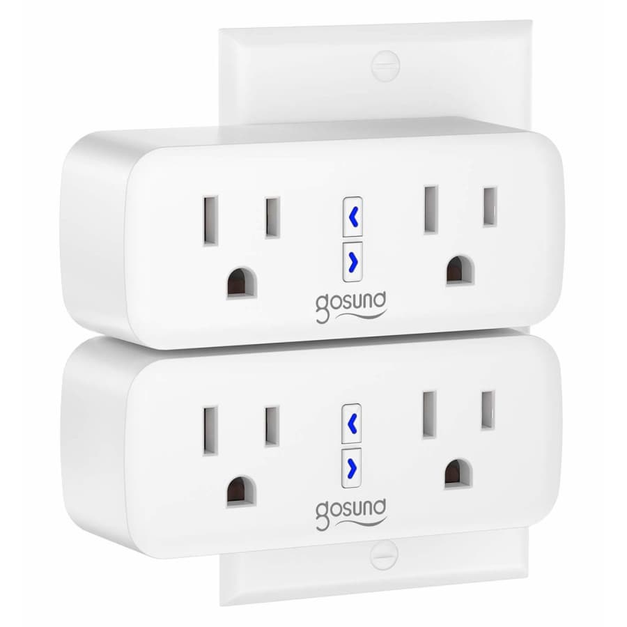 Gosund Dual Socket WiFi Smart Plug 2-Pack for $14