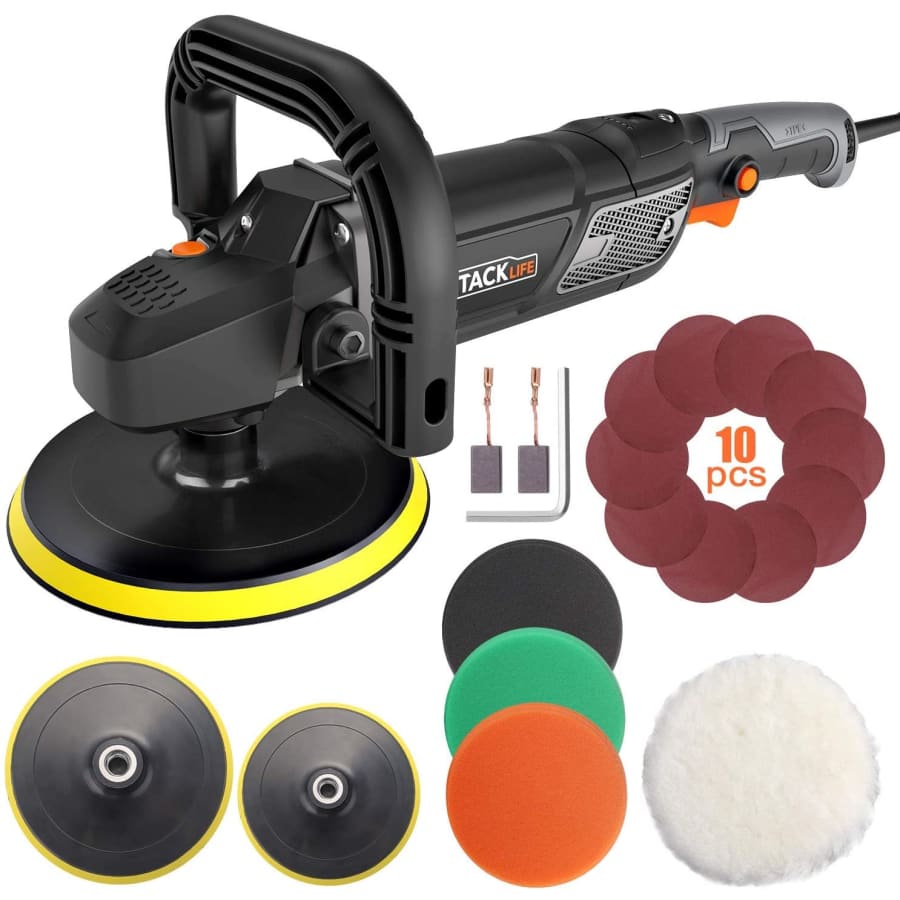 Tacklife 7" 12.5Amp Variable Speed Polisher for $57