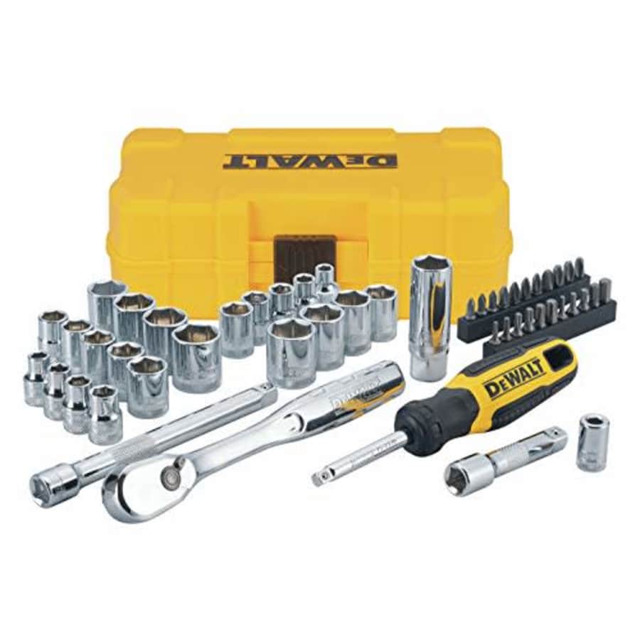 DEWALT DWMT81611T 50 Pieces Mechanics Tool Set for $42 DEWALT DWMT81611T 50 Pieces Mechanics Tool Set for $42