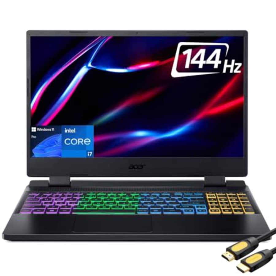 acer Nitro 5 Gaming Laptop, 15.6" IPS FHD 144Hz, Intel Core i5-12500H(12 Cores) Up to 4.5Ghz, for $1,090