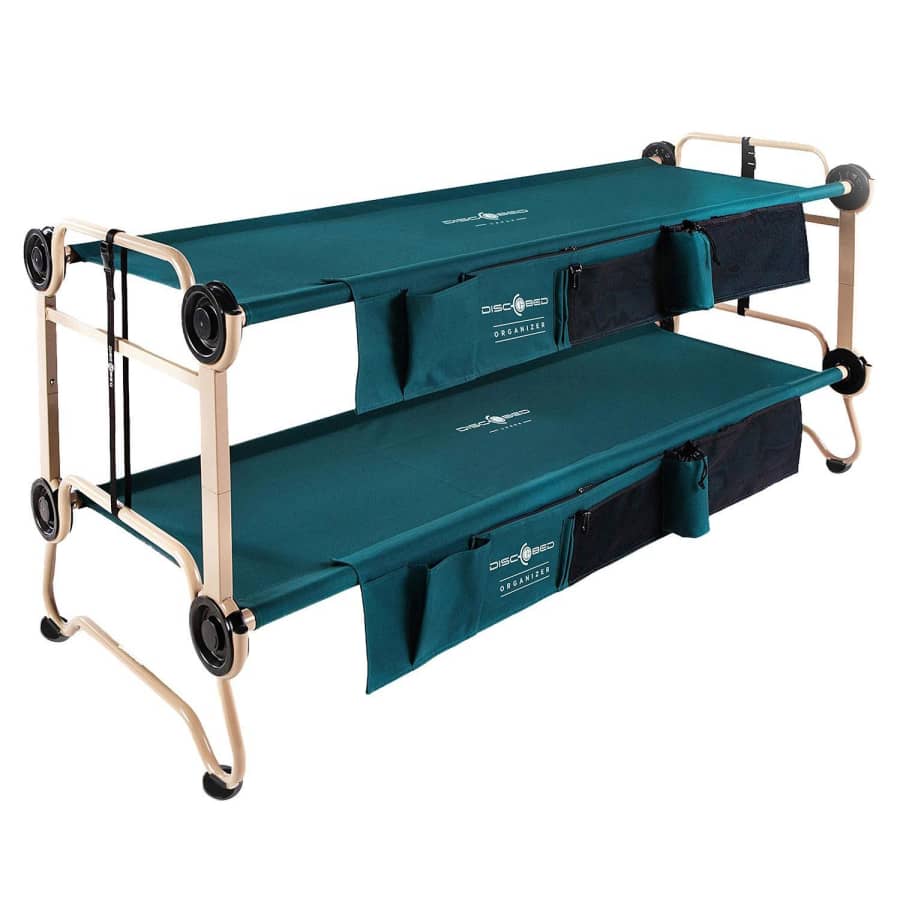 Disc-O-Bed Large with Side Organizers & Rubber Foot Pads for $230 for members