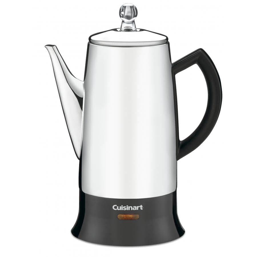 Cuisinart 12-Cup Classic Stainless Steel Percolator for $39 Cuisinart 12-Cup Classic Stainless Steel Percolator for $39