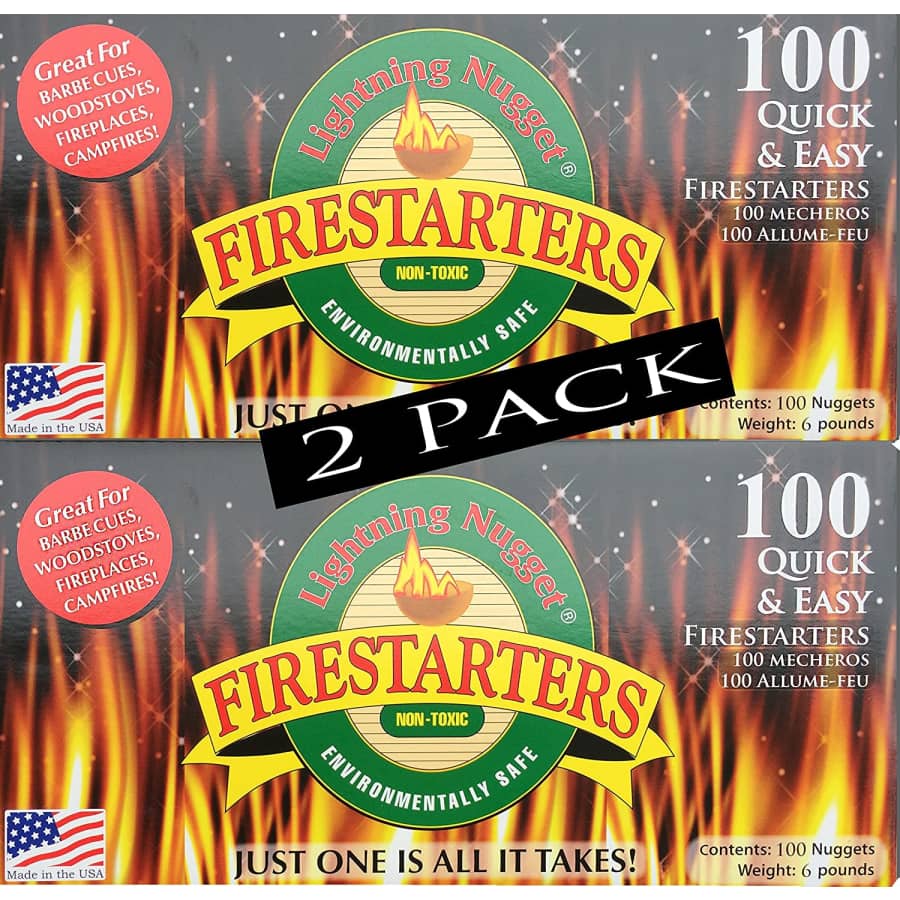 Lightning Nuggets 200-Count Fire Starters for $44 Lightning Nuggets 200-Count Fire Starters for $44