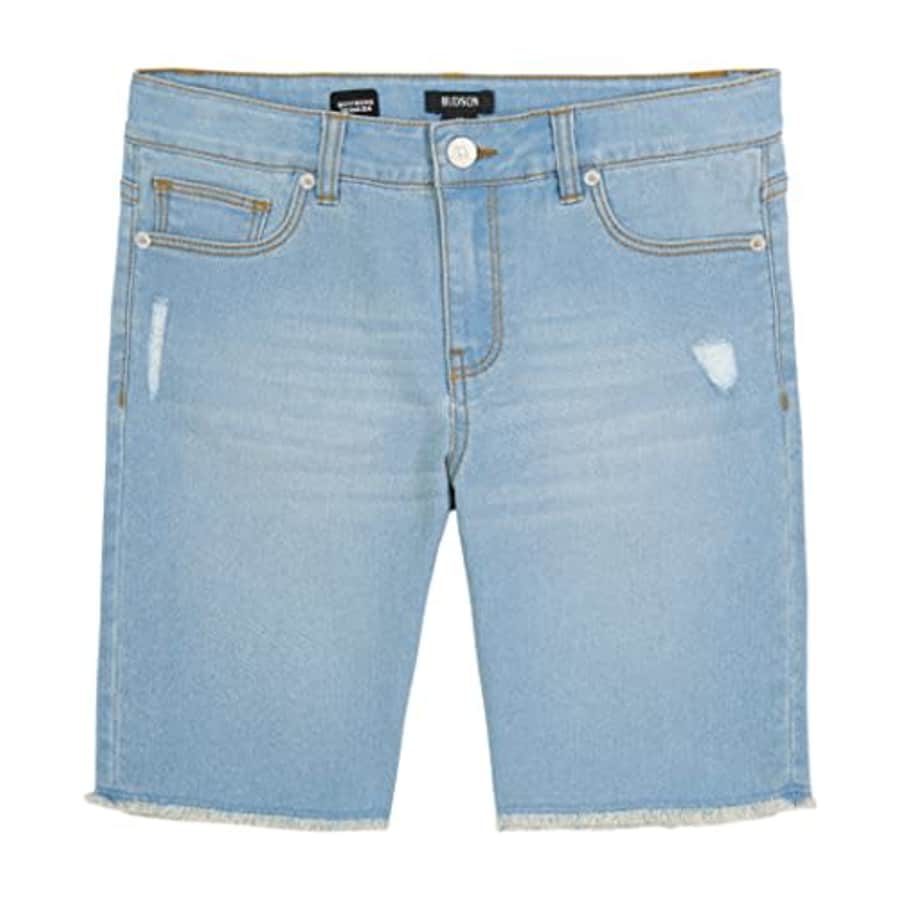 HUDSON Girls' Stretch Denim Bermuda Shorts, Rain Wash/Relaxed Fit, 7 for $21 HUDSON Girls' Stretch Denim Bermuda Shorts, Rain Wash/Relaxed Fit, 7 for $21