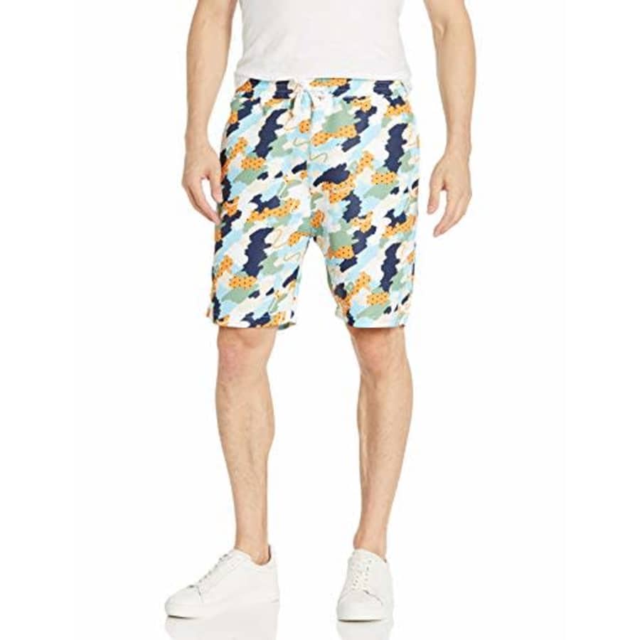 LRG Lifted Research Group Men's Gym Shorts, Camo, S for $31