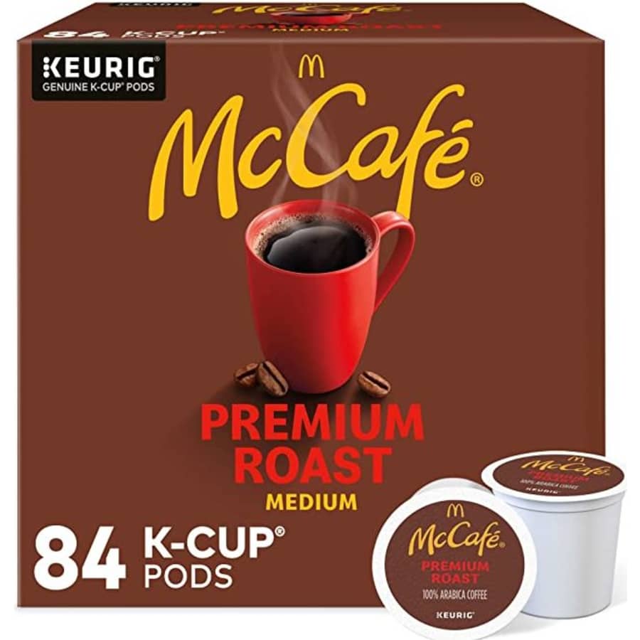 McCafe Premium Roast Medium K-Cup 84-Pack for $32 via Sub & Save McCafe Premium Roast Medium K-Cup 84-Pack for $32 via Sub & Save