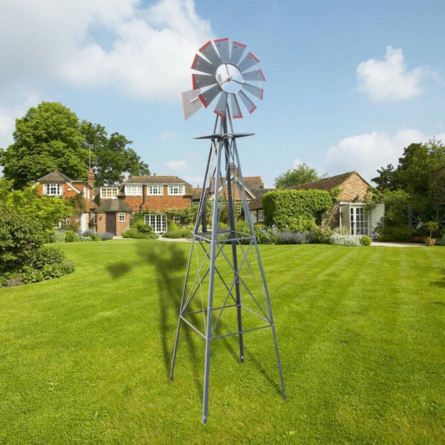 Ornamental 8-Foot Windmill for $54