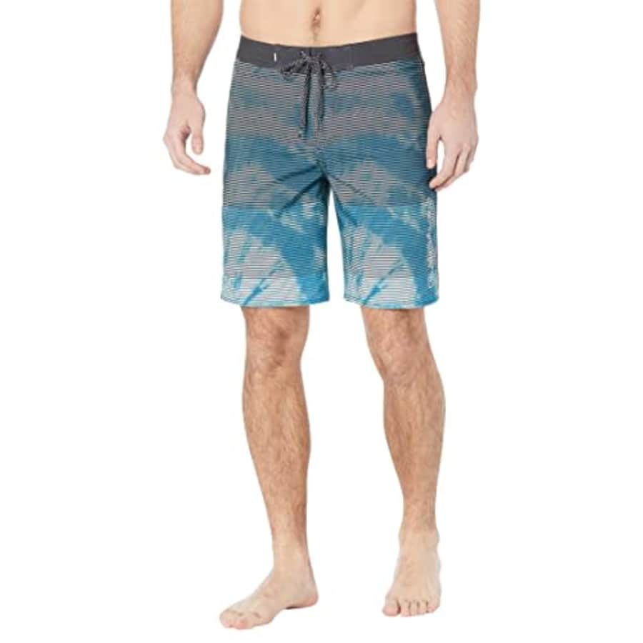 Quiksilver Men's Standard Surfsilk Massive 20 Boardshort Swim Trunk, Tarmac, 32 for $25