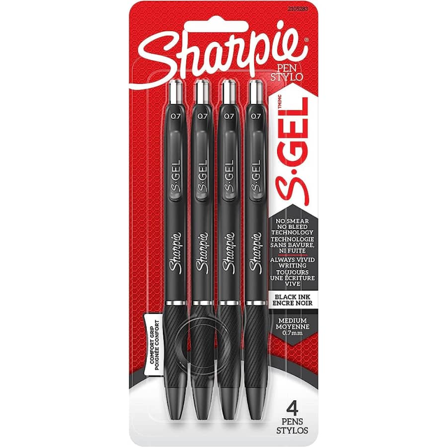 Sharpie S-Gel Pen 4-Pack for $11