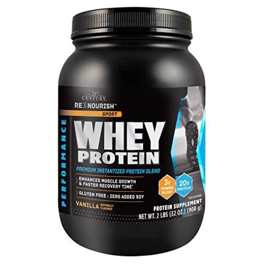 21st Century Renourish Sport Protein Powder, Vanilla, 2 Pound for $35