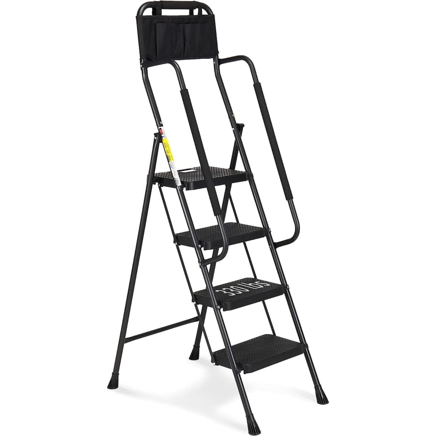 HBTower 4-Step Ladder with Handrails for $80