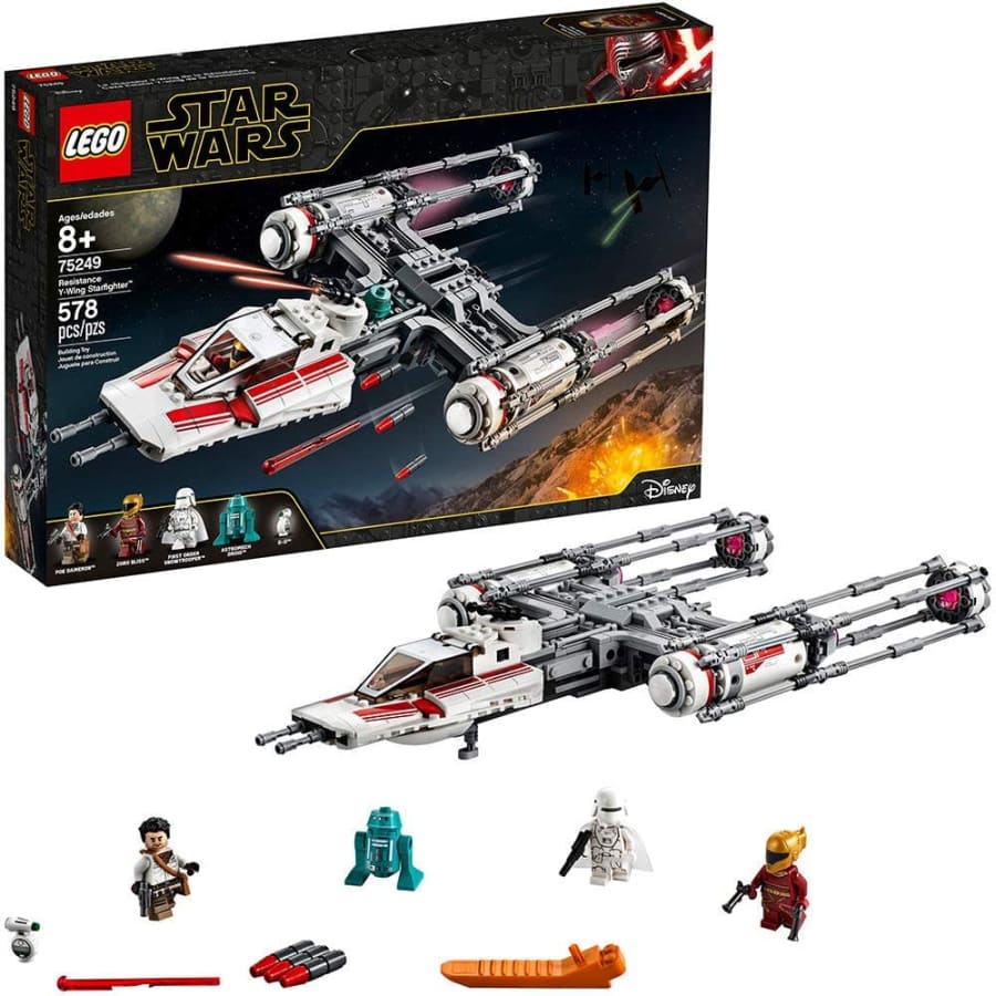 LEGO Star Wars Resistance Y-Wing Starfighter Building Kit for $89