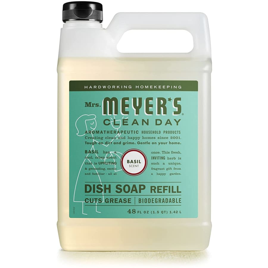 Mrs. Meyer's Dishwashing Liquid Dish Soap Refill 48-oz. Bottle for $11