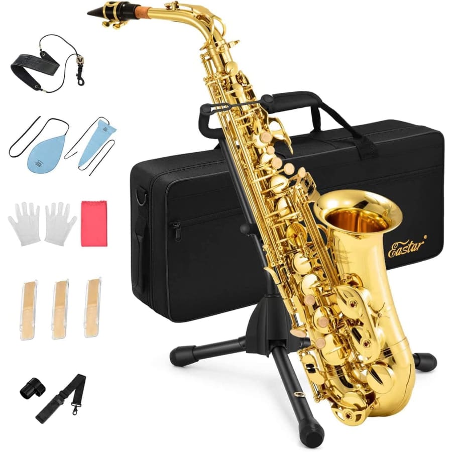 Eastar AS-II Student Gold Lacquer E Flat Alto Saxophone for $400