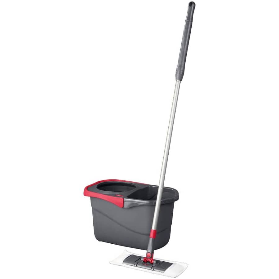 Rubbermaid Microfiber Flat Spin Mopping Floor Care System for $40