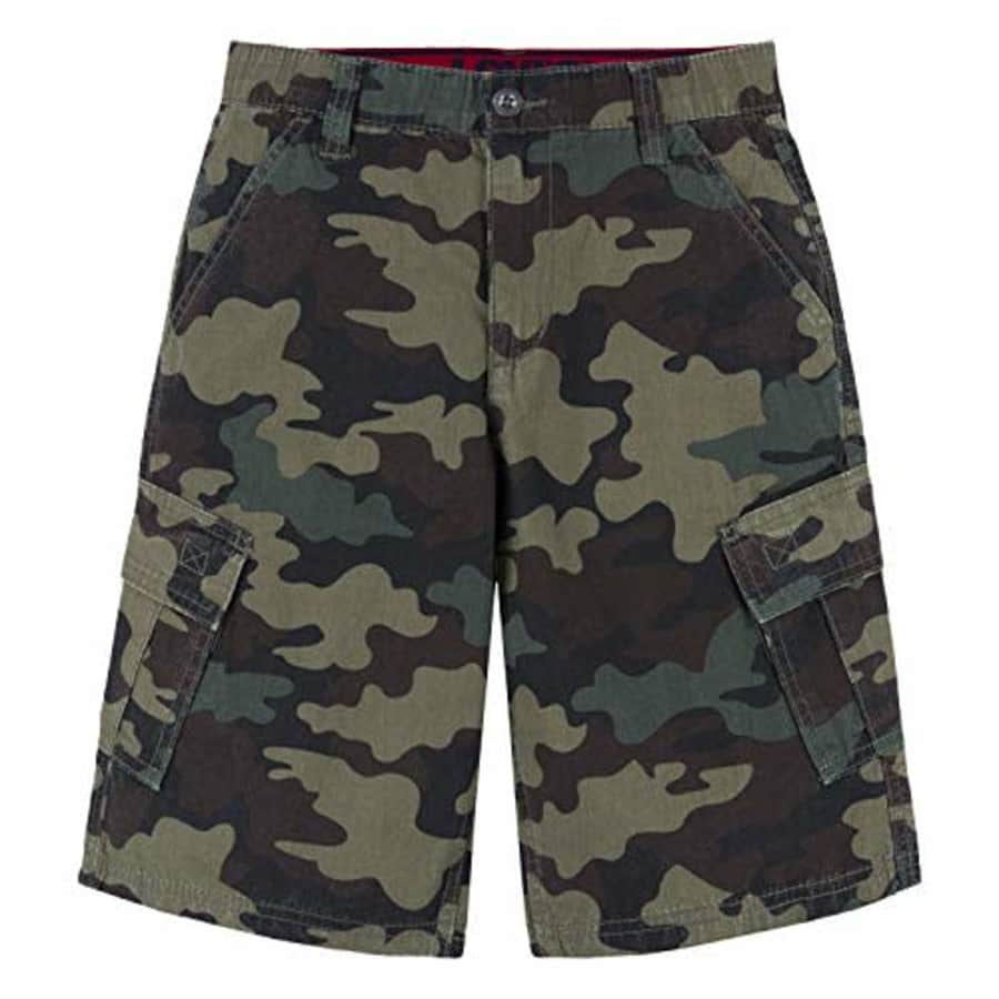 Levi's Boys' Cargo Shorts, Cypress Camo, 12 for $25