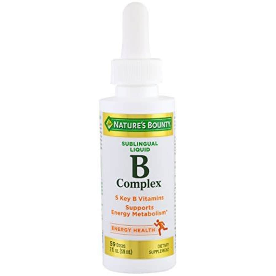 Nature's Bounty Vitamin B Complex Sublingual Liquid 2 oz for $5 Nature's Bounty Vitamin B Complex Sublingual Liquid 2 oz for $5