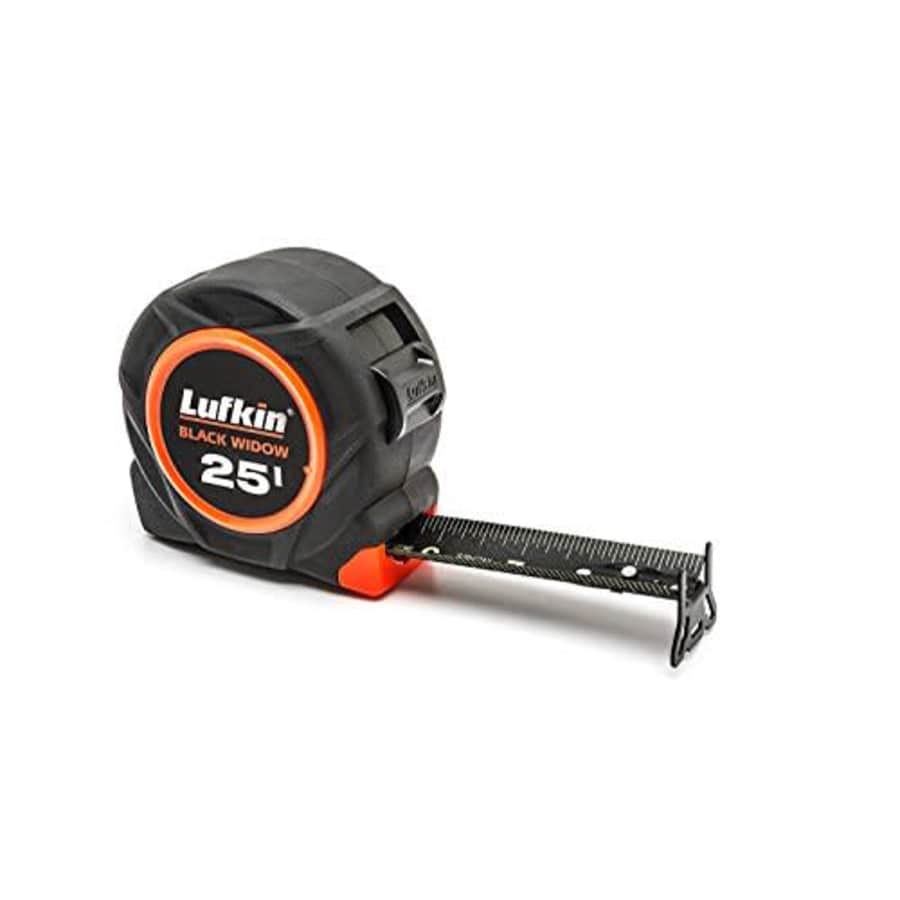 Crescent Lufkin 1-3/16" x 25' Black Widow Black Dual Sided Tape Measure - L1025B for $41 Crescent Lufkin 1-3/16" x 25' Black Widow Black Dual Sided Tape Measure - L1025B for $41