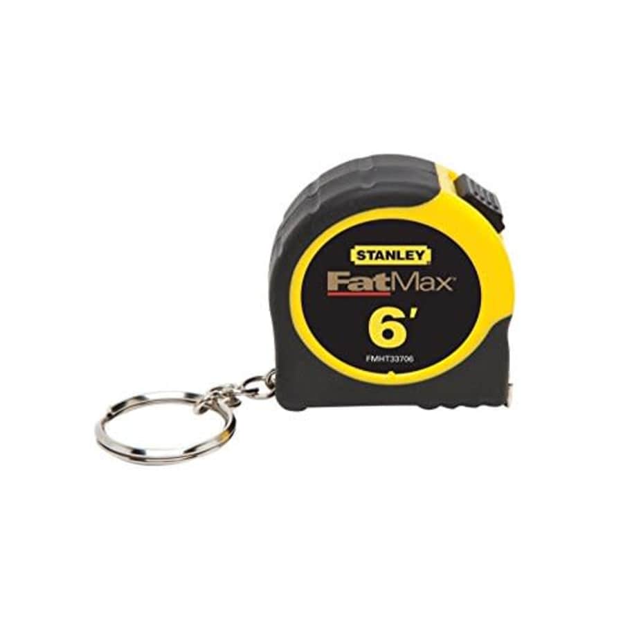 Stanley Tools Stanley Fat Max Fmht33706 1/2" X 6' Fatmax Keychain Tape Measure for $20 Stanley Tools Stanley Fat Max Fmht33706 1/2" X 6' Fatmax Keychain Tape Measure for $20