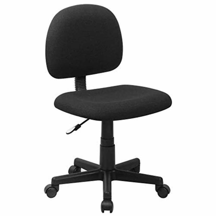 Flash Furniture Mid-Back Black Fabric Swivel Task Office Chair for $170 Flash Furniture Mid-Back Black Fabric Swivel Task Office Chair for $170