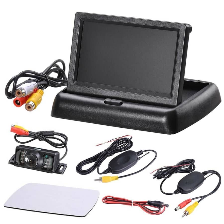 Yescom Car Backup Camera and 4.3" LCD Monitor for $31