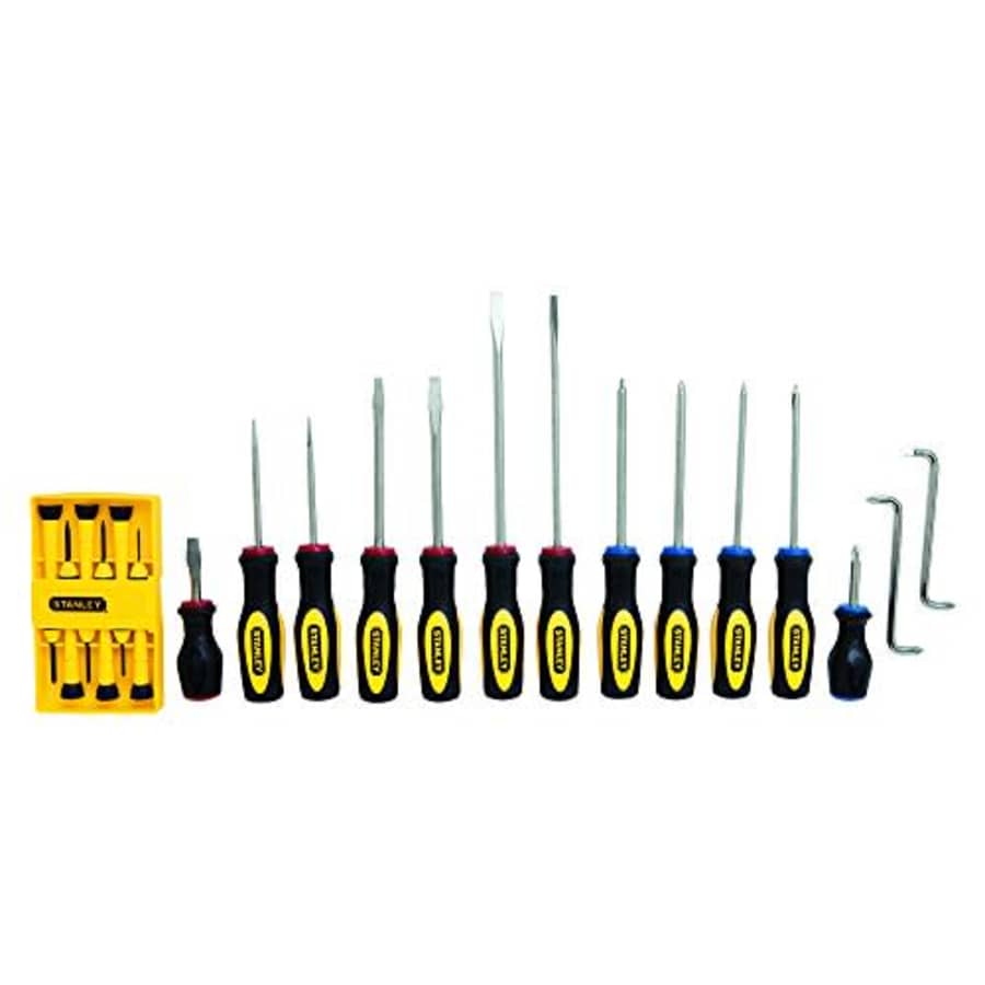 Stanley Tools Stanley 60-220 Standard Fluted Screwdriver Set, 20 Piece for $50 Stanley Tools Stanley 60-220 Standard Fluted Screwdriver Set, 20 Piece for $50