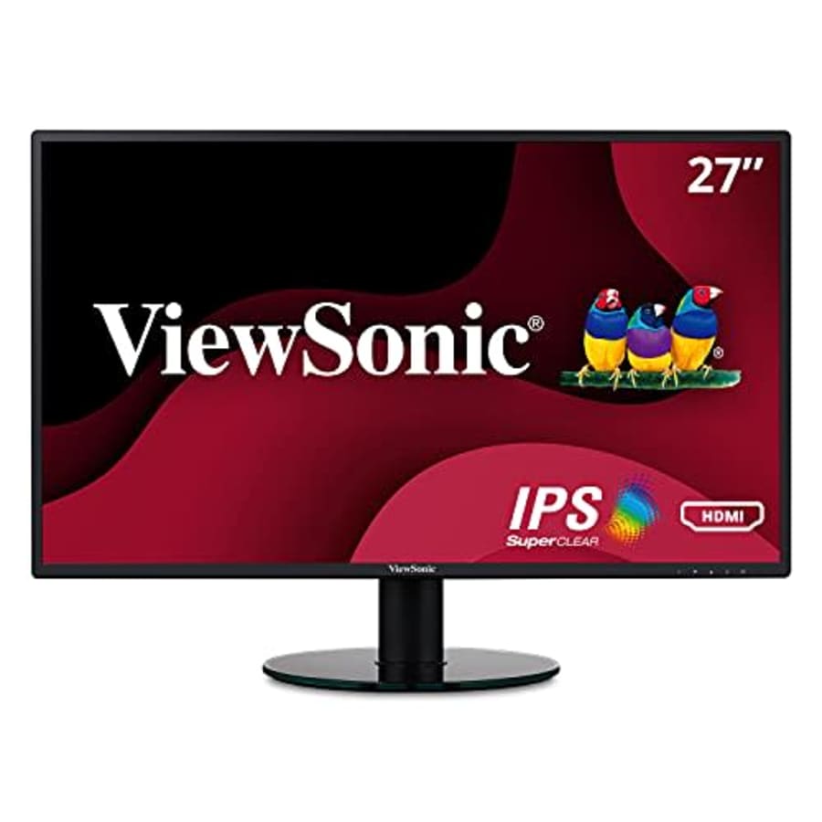 ViewSonic VA2719-SMH 27 Inch IPS 1080p LED Monitor with Ultra-Thin Bezels, HDMI and VGA Inputs for for $147 ViewSonic VA2719-SMH 27 Inch IPS 1080p LED Monitor with Ultra-Thin Bezels, HDMI and VGA Inputs for for $147