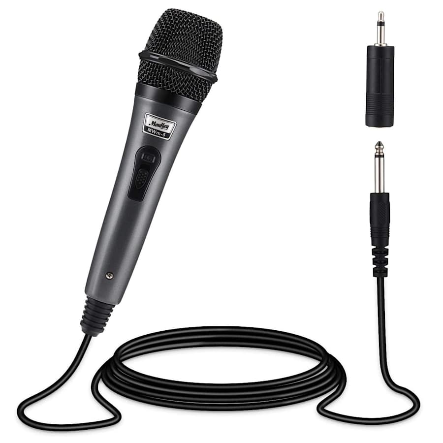 Moukey Dynamic Wired Microphone for $6 Moukey Dynamic Wired Microphone for $6