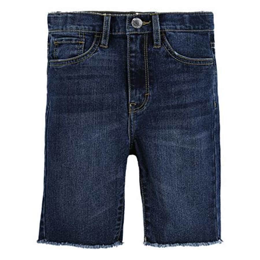 Levi's Girls' Denim Bermuda Shorts, Cruise, 6X for $22