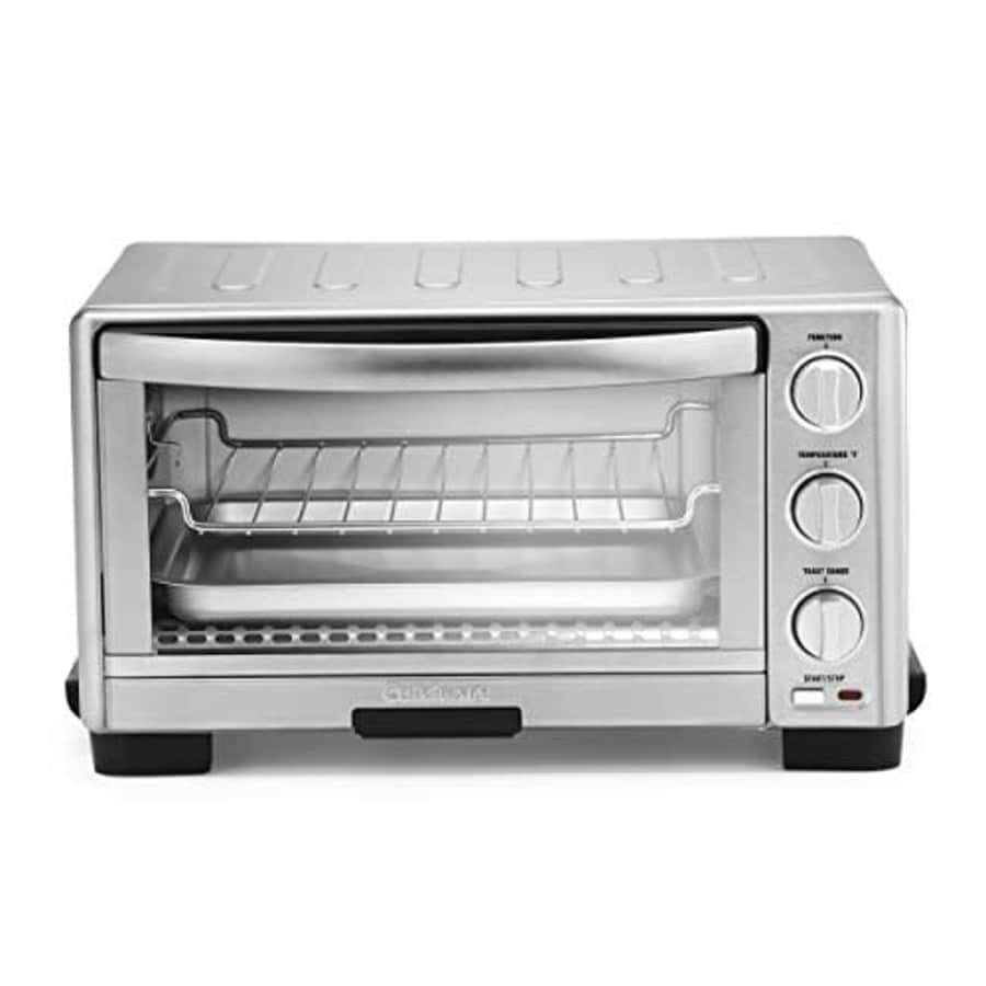 Cuisinart TOB-1010 Toaster Oven Broiler, 11.77" x 15.86" x 7.87", Silver for $74 Cuisinart TOB-1010 Toaster Oven Broiler, 11.77" x 15.86" x 7.87", Silver for $74