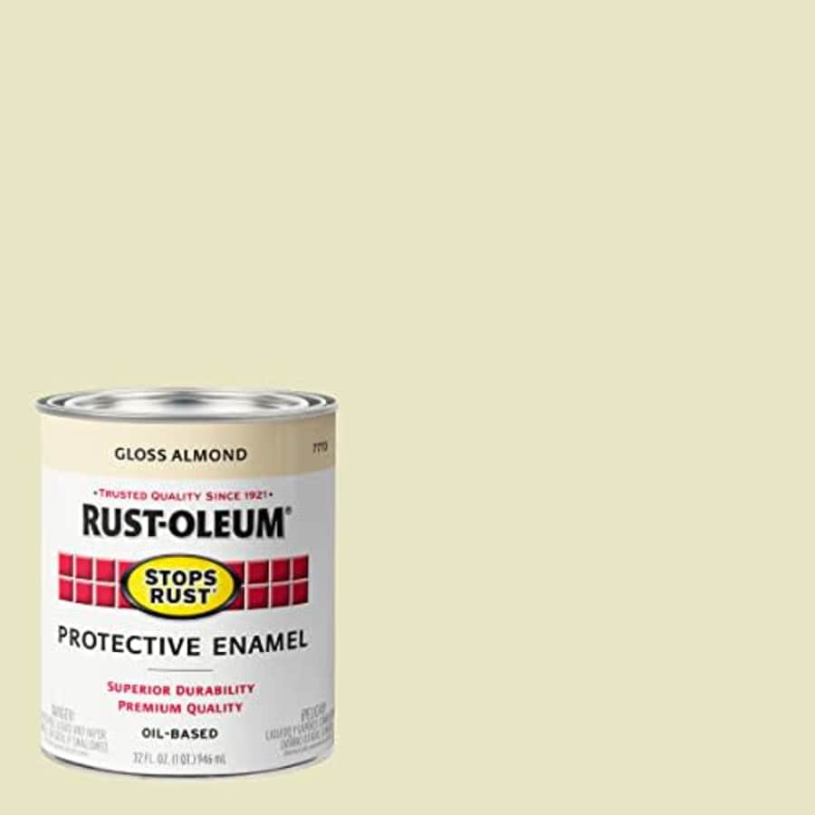 Rust-Oleum 7770502 Stops Rust Brush On Paint, Quart, Gloss Almond for $31 Rust-Oleum 7770502 Stops Rust Brush On Paint, Quart, Gloss Almond for $31