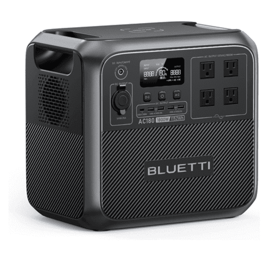 Bluetti AC180 1,152Wh Portable Power Station for $579 Bluetti AC180 1,152Wh Portable Power Station for $579