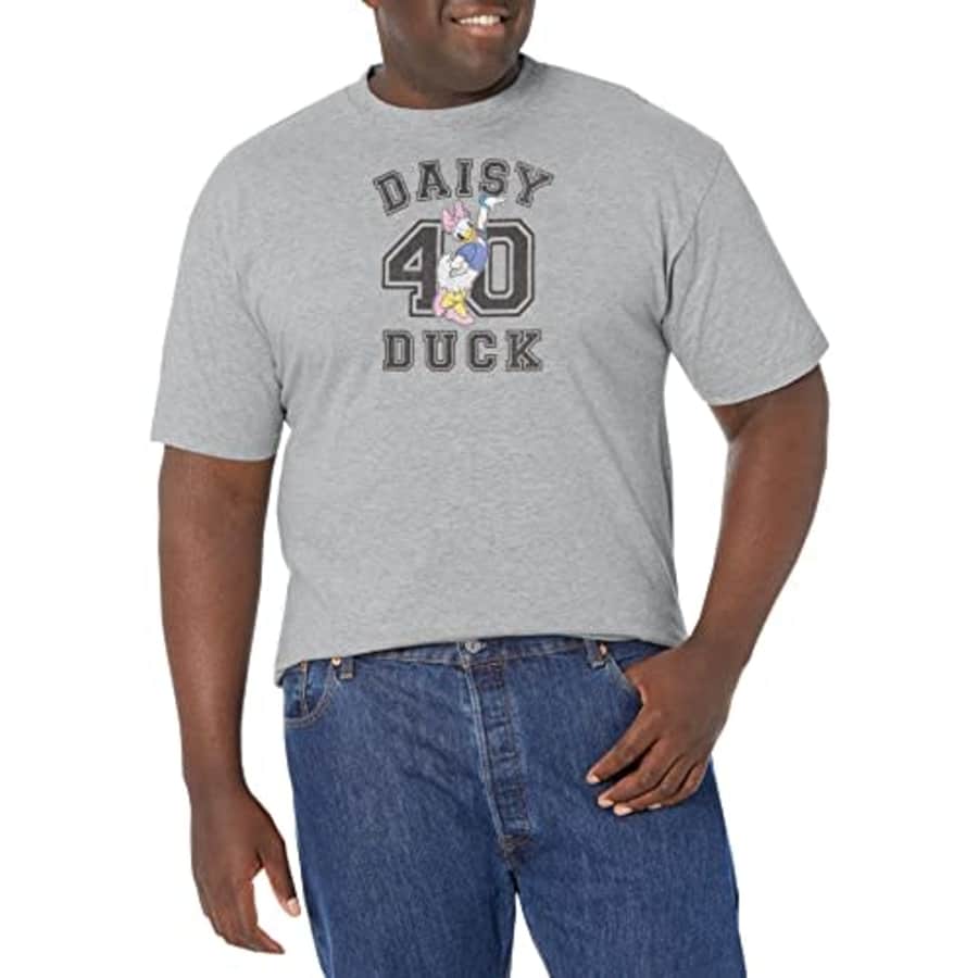 Disney Big & Disney Classic Mickey Daisy Duck Collegiate Men's Tops Short Sleeve Tee Shirt, for $20 Disney Big & Disney Classic Mickey Daisy Duck Collegiate Men's Tops Short Sleeve Tee Shirt, for $20