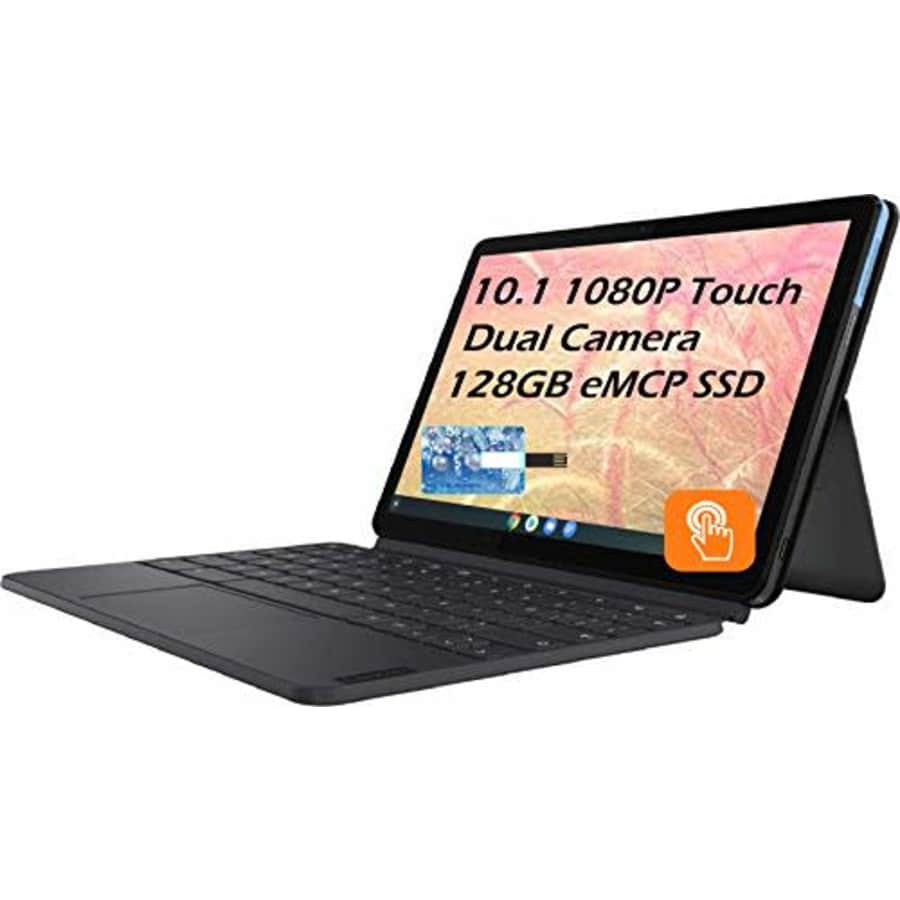10.1 Lenovo Chromebook Duet 2-in-1 Touch 1920 x 1080 Display 4GB DDR4 RAM 128GB eMCP SSD MediaTek for $179 10.1 Lenovo Chromebook Duet 2-in-1 Touch 1920 x 1080 Display 4GB DDR4 RAM 128GB eMCP SSD MediaTek for $179